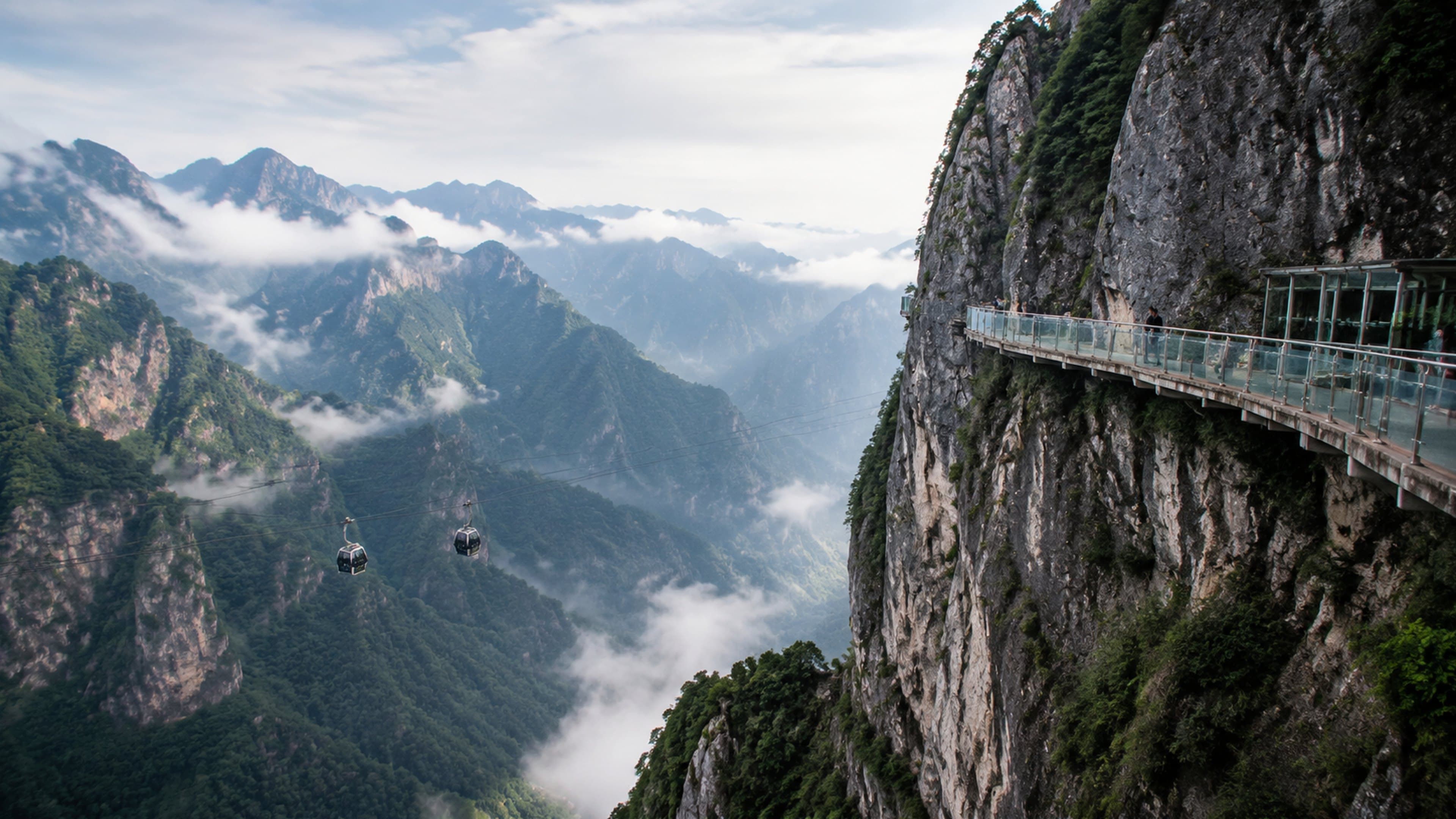 Tianmen Mountain glass walkway